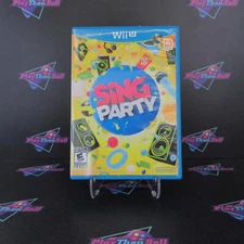 Sing Party Nintendo Wii U AD Complete CIB - (See Pics)