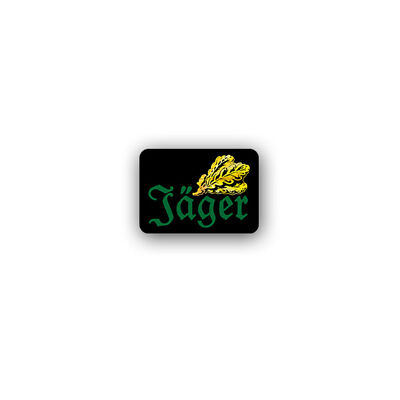 Aufkleber/Sticker Jäger Eichenlaub BW Heer Kampftruppe Eiche Truppe 10x7cm A3472