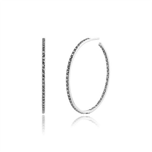 Creoles da Donna in Argento Sterling 925 con Zirconia