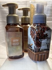 3 Bath  Body Works Foaming Hand Soaps 2 Coconut Java Chip  1 Mahogany Vanilla