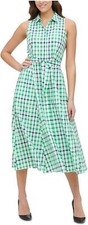 Tommy Hilfiger 282645 Women's Shirt Dress, peapod, Size 14