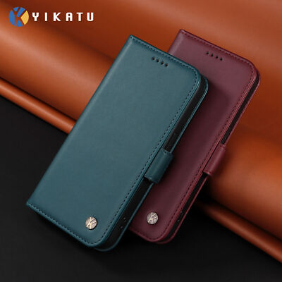 Flip Leather Wallet Phone Case for iPhone 11 13 12 14 Pro Max XR XS 6 7 8 SE
