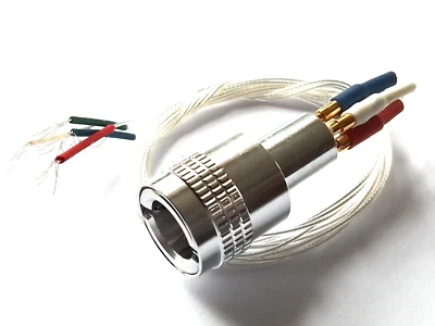 MD AUDIO & AV (QUALITY REPLACEMENT PARTS) Enchufe de brazo con cable Litz 5N de 400 mm para brazo de cabezal extraíble SME 3012 S2