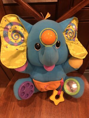 Playskool Baby Stuffed Busy Elephant Plush Toy