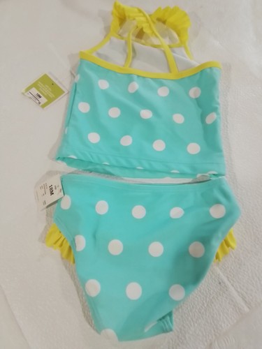 GIRLS TWO PIECE CIRCO AQUA SWIMSUIT. SIZE 18M. NEW. - Picture 2 of 4