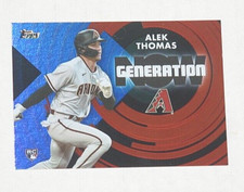 2022 Topps Update Baseball Generation Now Blue Parallel #GN-76 Alek Thomas (RC)