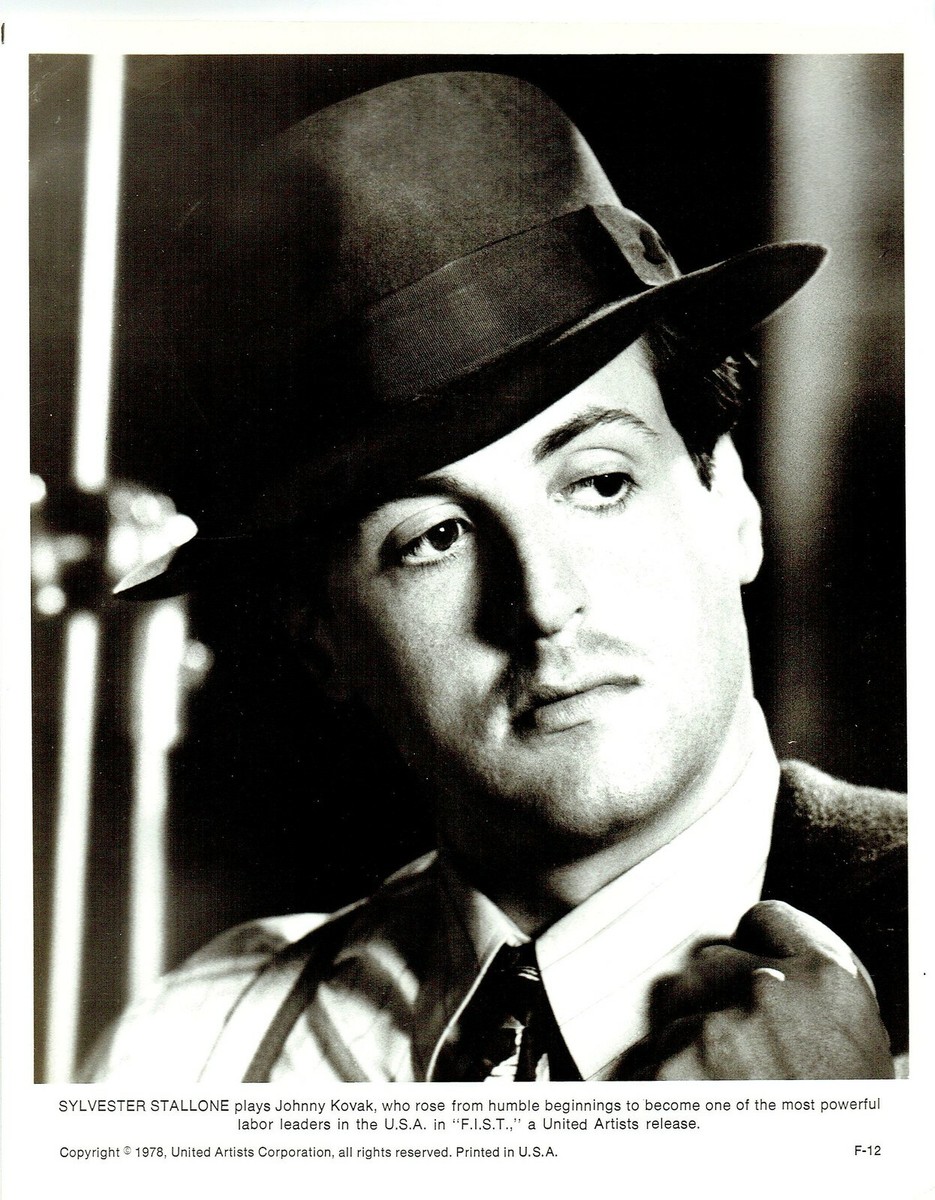 8”x10” original b&w still, Sylvester Stallone, F.I.S.T. (1978) F