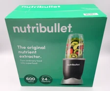 Nutribullet 600W Gray Blender  Factory Sealed New 24oz, Shakes, Smoothies