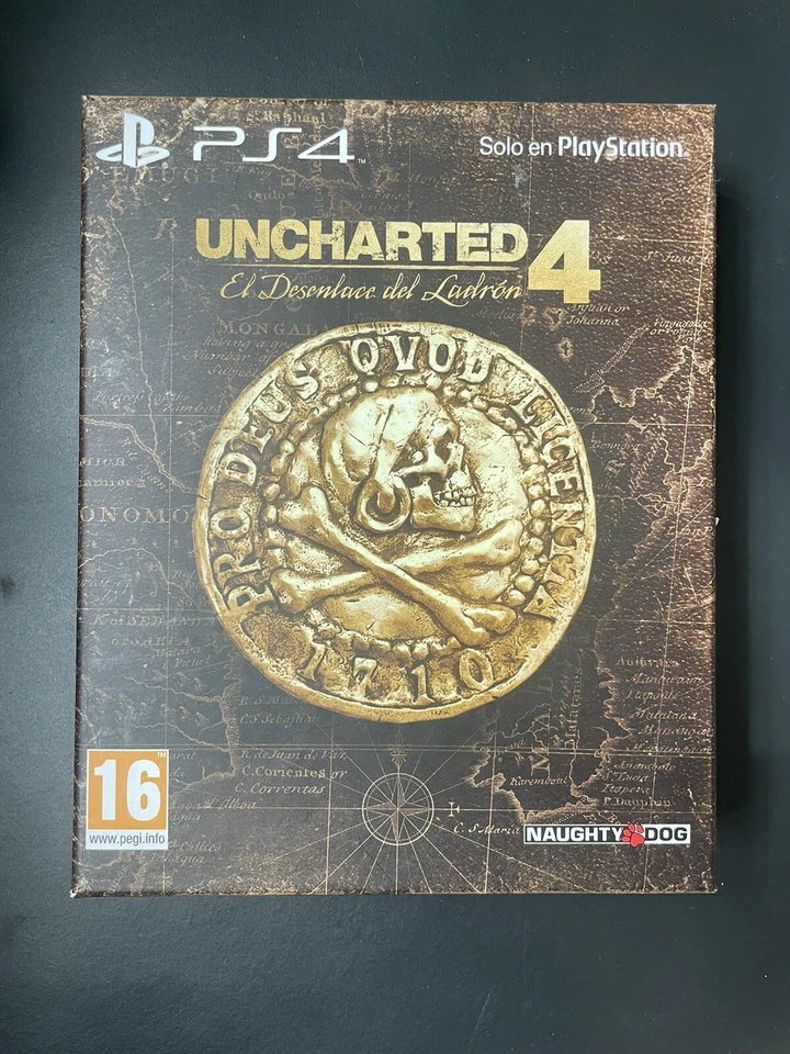 UNCHARTED 4 EDICION ESPECIAL - PLAYSTATION 4 PS4 PLAY STATION - PAL ESPAÑA, foto 1 de 4