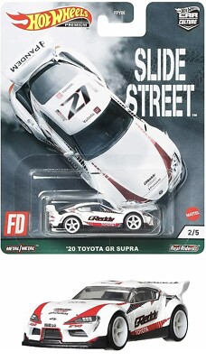 Hot Wheels Toyota 2020 GR Supra Street Slide Car Culture Case Of