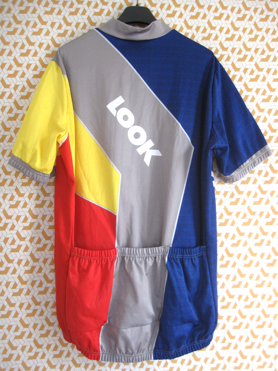 MAILLOT CYCLISTE LOOK Velo Santini Team la vie claire Sport Jersey Vintage - XL EUR 38,90 - FR