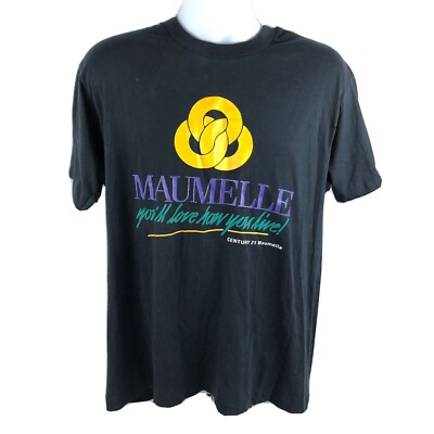 Screen Stars VTG 1980s T-Shirt XL Century 21 Realty Maumelle AR Single Stitch