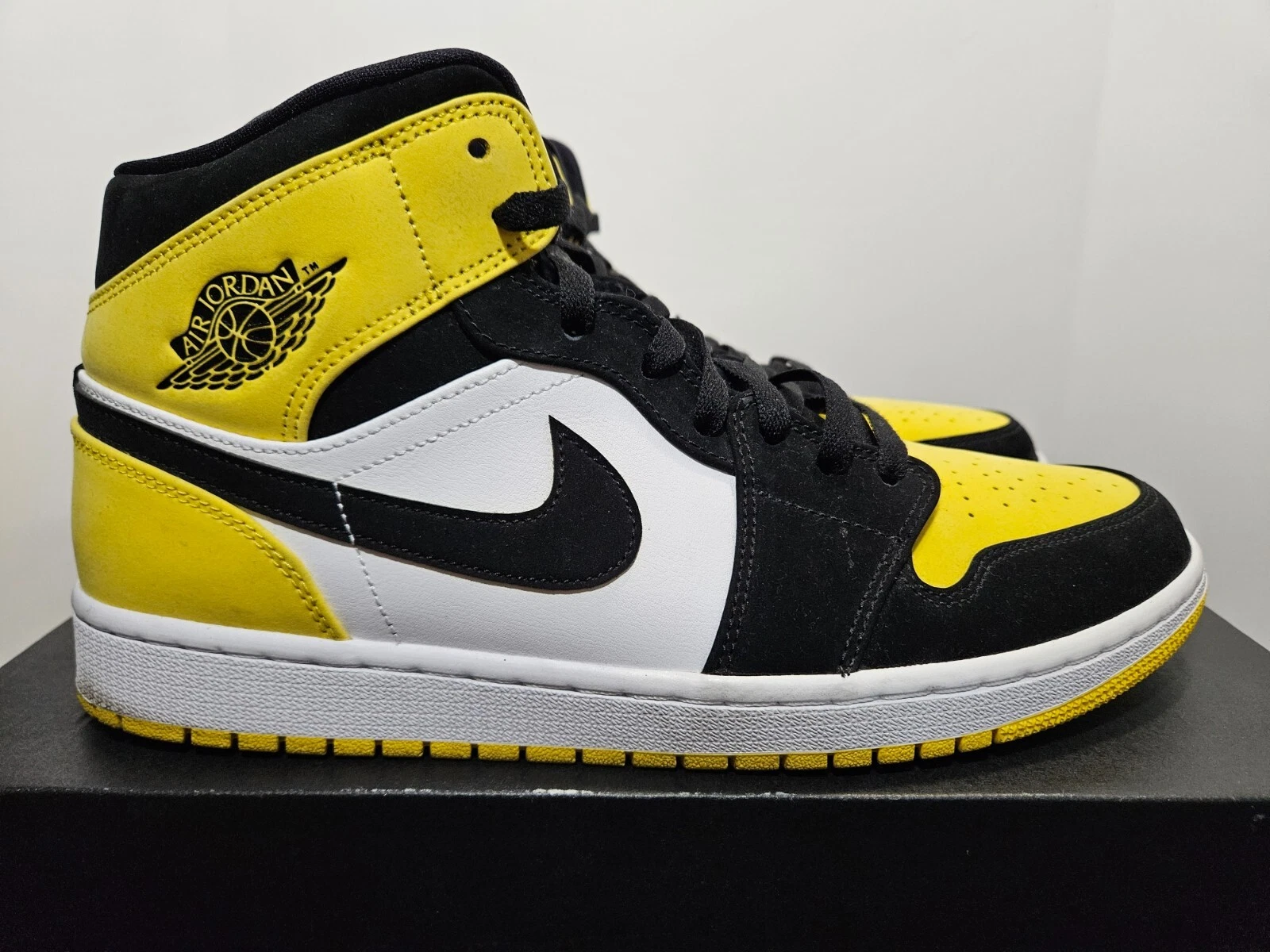 Nike Jordan 1 SE indossate once punta gialla taglia 11 5