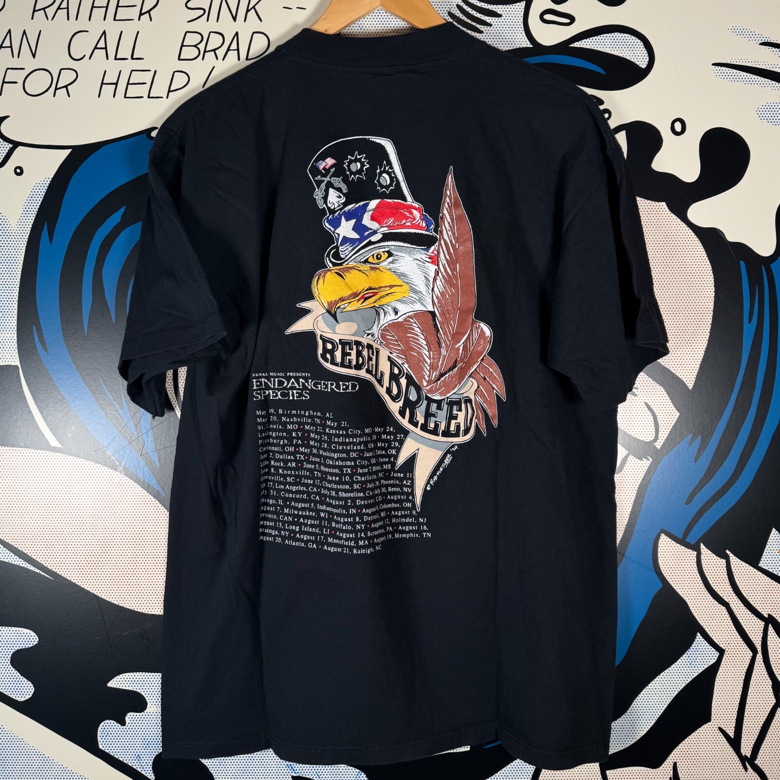 1994 Vintage Lynyrd Skynyrd Tshirt Endangred Species Tour XL 1994 Vintage Lynyrd Skynyrd Tshirt Endangred Species Tour XL