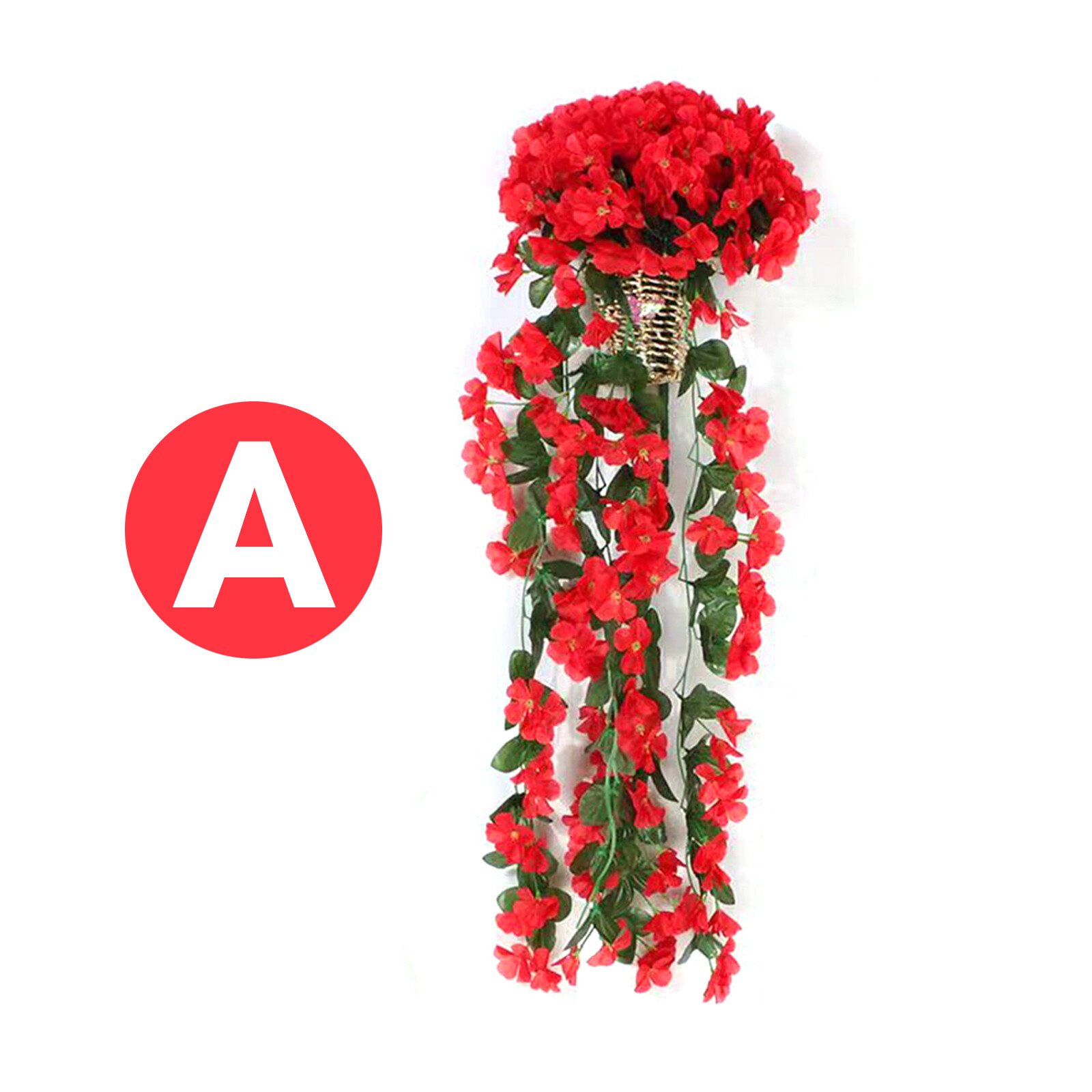 Artificial Fake Flower Ivy Vine Hanging Garland Plants Wedding Garden Decor 85cm