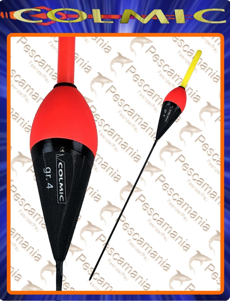 COLMIC SPA Galleggiante colmic MILAZZO gr.1,0-6,0 filo passante interno starlight 4,5mm