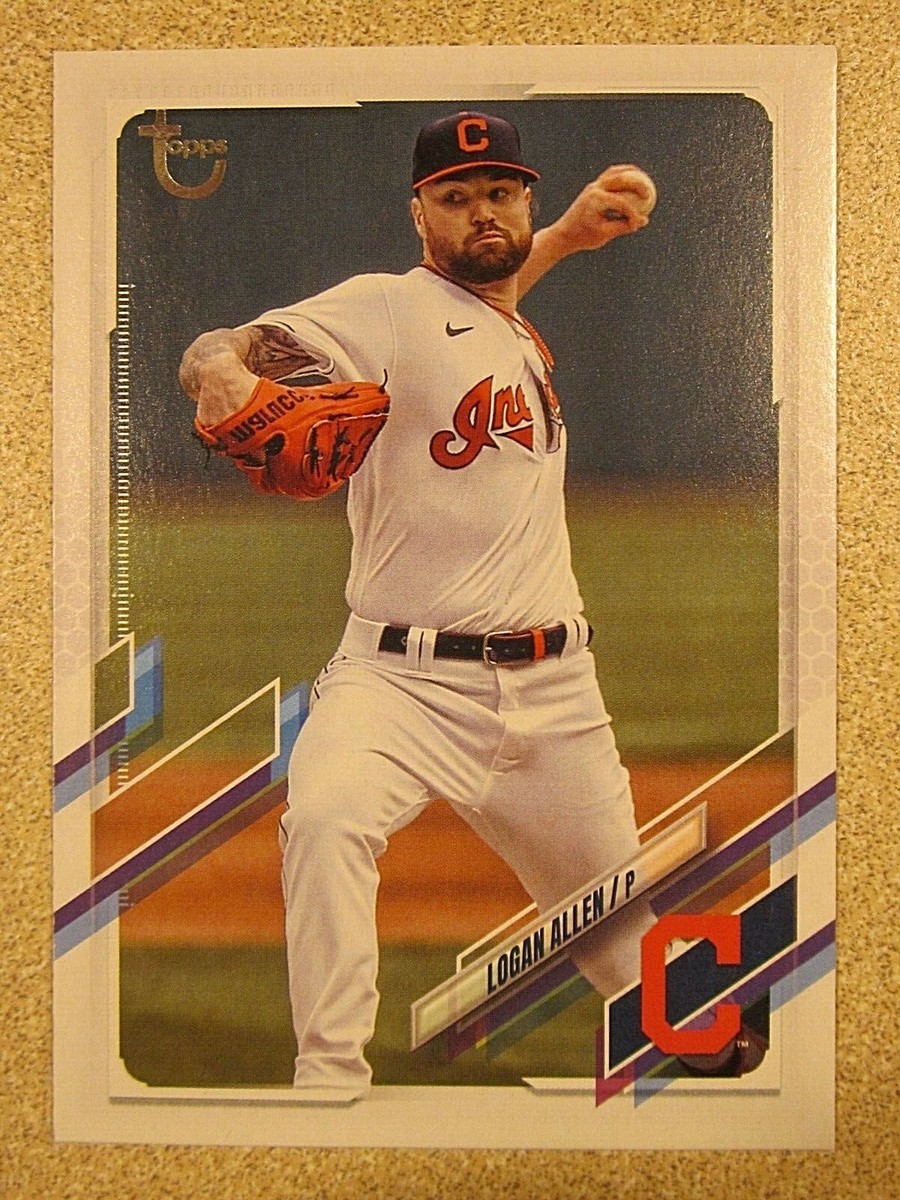 2021 TOPPS UPDATE #US308 LOGAN ALLEN VINTAGE STOCK 72/99 CLEVELAND