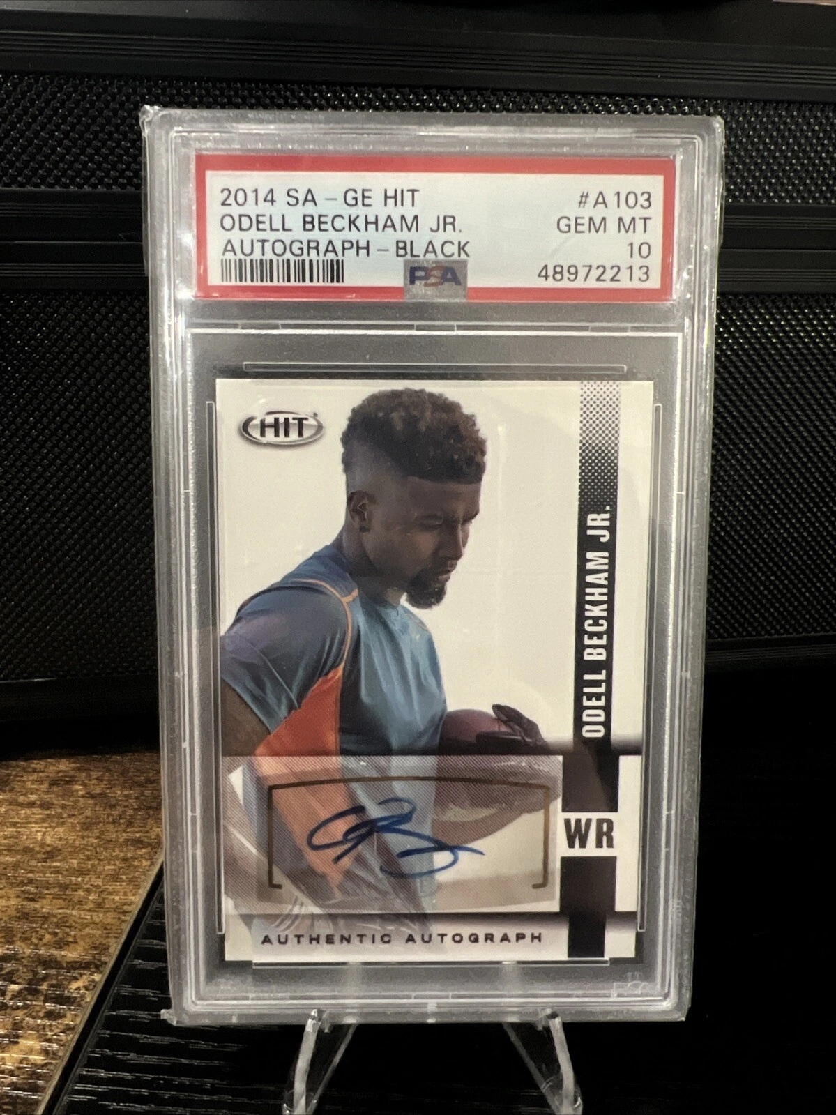 Odell Beckham Jr. SA-GE Hit Autograph #A103 Black