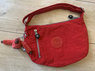 Rote KIPLING HANDTASCHE mit AFFE