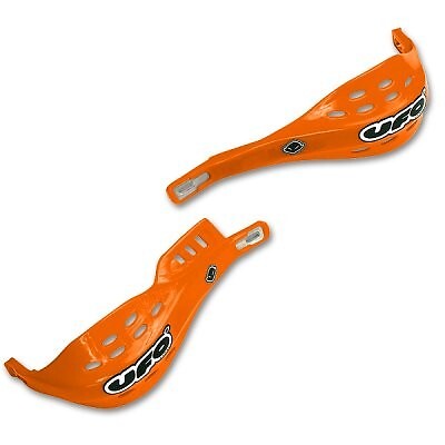 Garde-mains alu Jumpy orange pour éviter la casse des leviers de moto