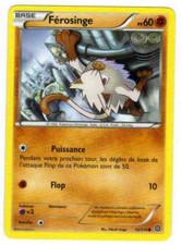 Carte Pokemon  52/114 : FÉROSINGE - 60 pv  -  XY Offensive Vapeur  