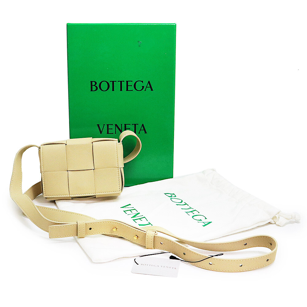 ★送料関税込★BOTTEGA VENETA Candy Cassette ミニ バッグ BOTTEGA VENETA Cassette Candy Mini Bag Crossbody Pouch