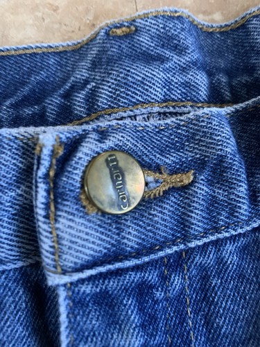 Jeans Carhartt Cargo Original Fit Uomo Tg 44x30 Loop 5 Tasche 100% Cotone - Foto 3 di 13