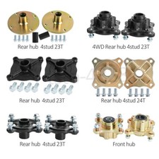 4 Studs Front/Rear Flang Wheel Hubs 78mm For ATV Go Kart Dirt Quad Buggy Mower