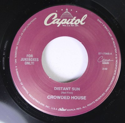 Pop Unplayed 45 Crowded House - Distant Sun / Walking On The Spot On Capitol