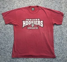 Indiana Hoosiers Tee Shirt J. America Men’s XL Red University Pride