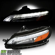 For 2014-2018 Jeep Cherokee [ WHITE LED DRL ] Parking Light Turn Signal Driver