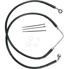Drag Specialties 1741-2574 Front Upper Stainless Steel Brake Line Kit