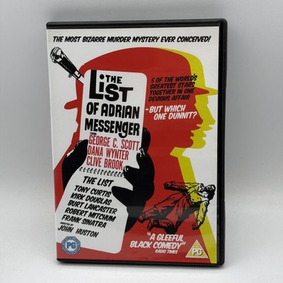 The List Of Adrian Messenger 1963 DVD George C. Scott UK Import PAL Region 2 OOP