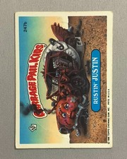 1986 Topps Garbage Pail Kids Series 6: Rustin' Justin #247b