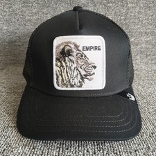 Goorin Bros The Farm Empire Lion Black Trucker Hat Snapback