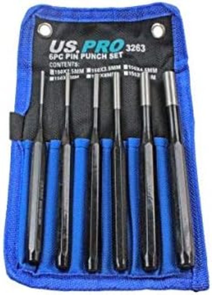 Bergen BER1951 6pc Pin & Punch Set-BER1951