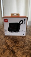 JBL Go 4 Ultra-Portable Waterproof Wireless Bluetooth Speaker. Black . New