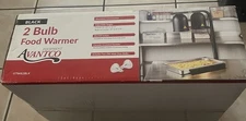 Avantco 2 bulb food warmer black
