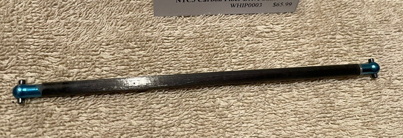 WHIP Racing Carbon Fiber Center Drive Shaft for Associated TC3 - blue 3937 "U"