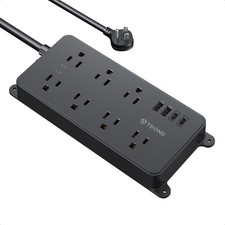TROND Power Strip Surge Protector, 2 USBA and 2 USBC, ETL Listed, 1700J