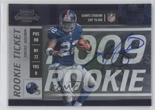 2009 Playoff Contenders /363 Andre Brown #131 Auto 0e1