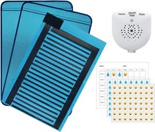 Bedwetting Alarm Pad for Children, USB Rechargeable, Pee Alarm with Music Option
