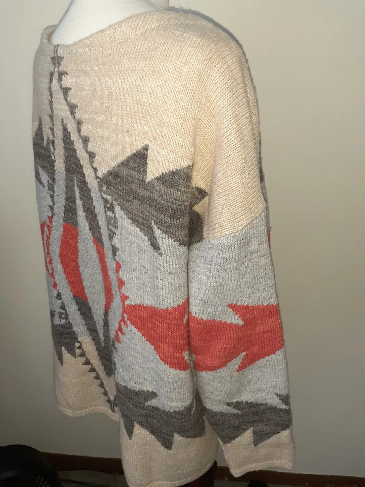 Suéter Ralph Lauren Patrón Suroeste Tribal Western Navajo 1XL/1X/14/16 Foto 3 de 4