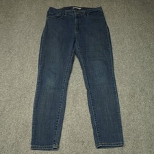 Levi's Jeans Women's 721 High Rise Skinny Ankle Blue Size 31 Stretch