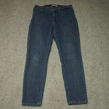 Levi's Jeans Women's 721 High Rise Skinny Ankle Blue Size 31 Stretch