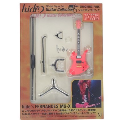 Media Factory hide Guitar Collection Shocking Pink Official Figure Set 1/8 Figur