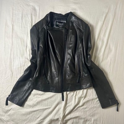 Ann Demeulemeester Grace Continental Leather Rider Jacket M