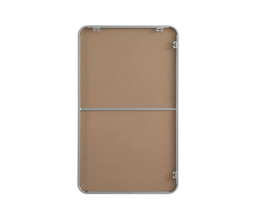 Elegant Decor Contour Metal Rectangle Mirror 24X40" Silver - Picture 11 of 11