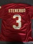 Jan Stenerud Signed HOF 91 Inscription Kansas City Red Football jersey