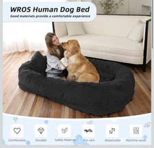 Human Dog Bed, 71"X45"X12" Dog Beds for Humans Size Fits You and Pets, Washable